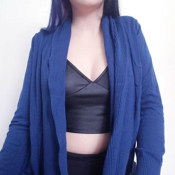 Dalia Blue flowy Cardigan - Picture 3 of 10